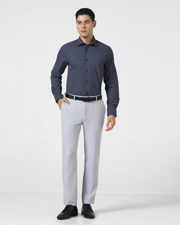 Navy Printed Shirt - Cyrus