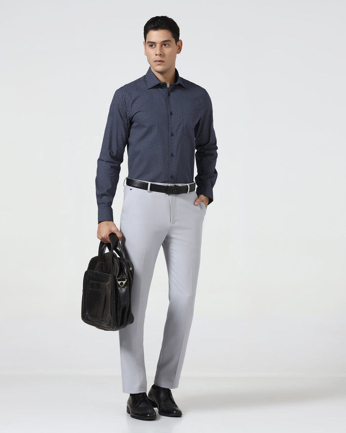 Navy Printed Shirt - Cyrus