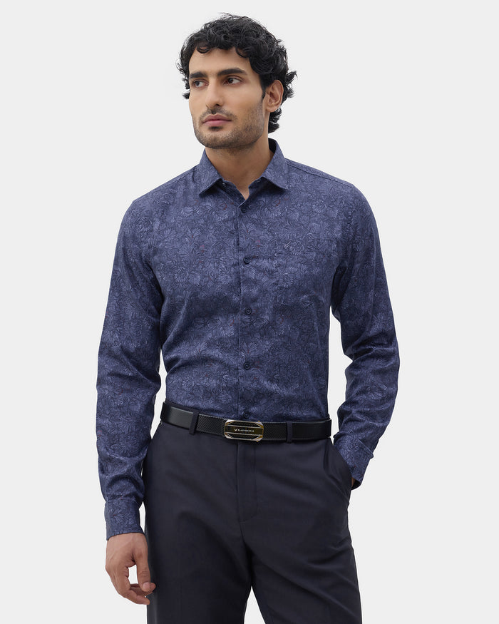 LONG SLEEVE INDIA FIT ALL OVER PRINT SHIRT