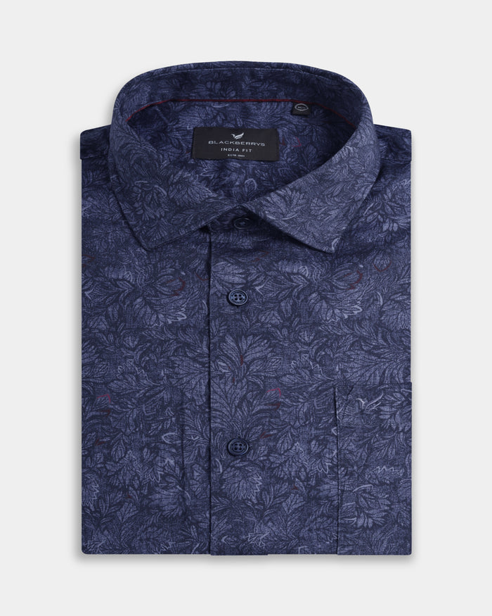 Navy Printed Shirt - Kodak