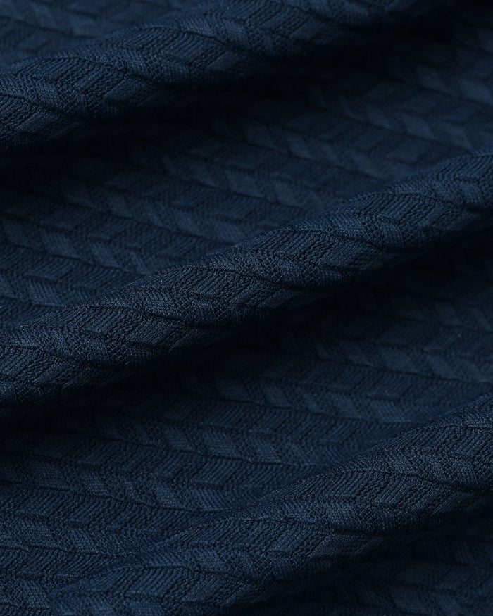 Navy TechPro Jacquard Polo - Holt