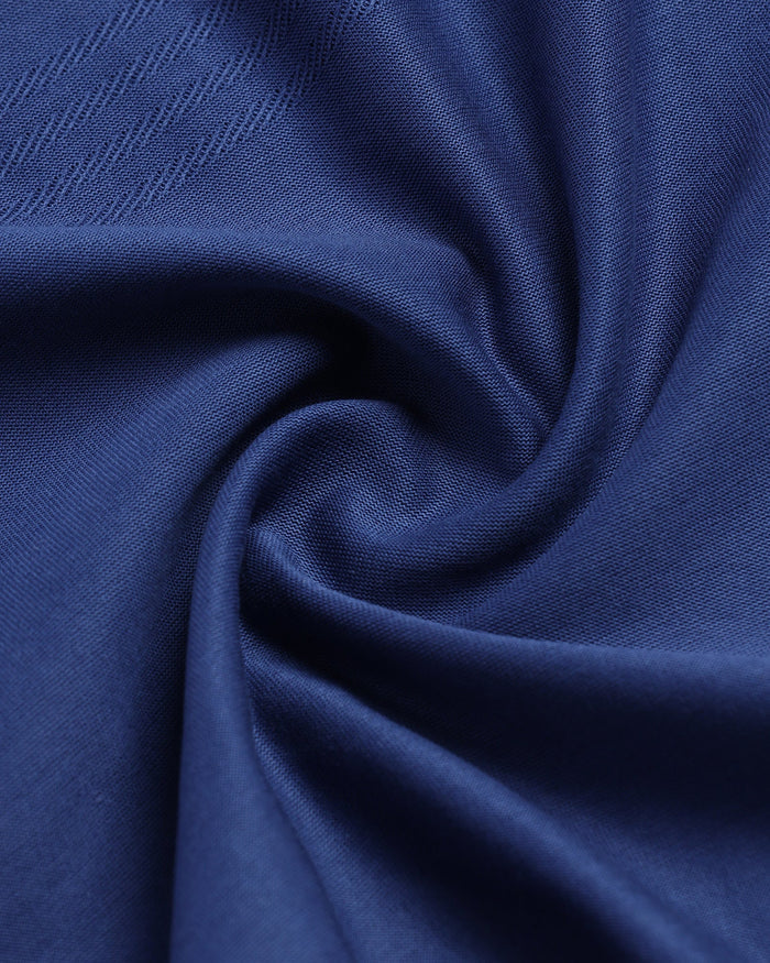 Navy Textured Polo - Peek