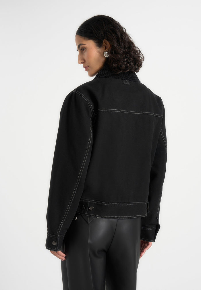 nino-clasp-detail-contrast-stitch-gabardine-jacket-black