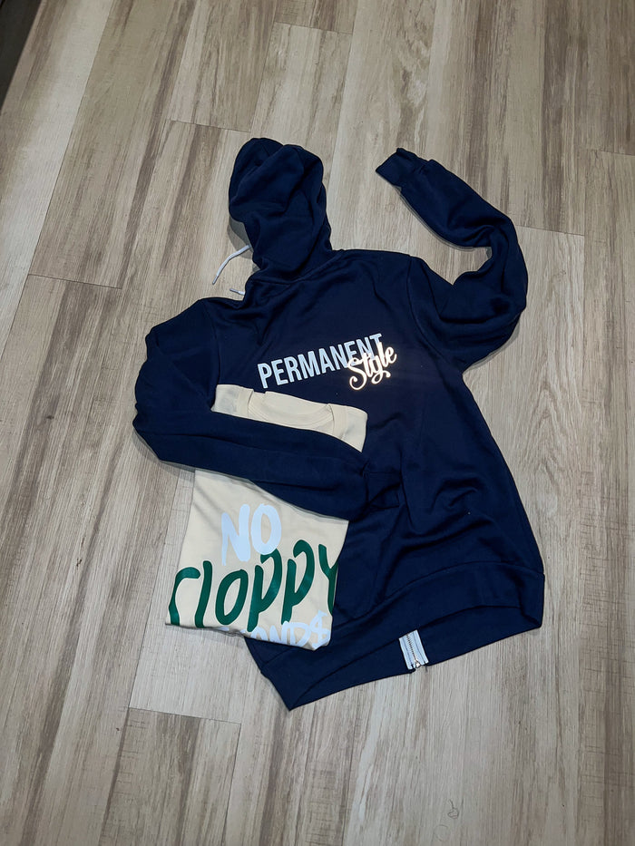 “No Sloppy Second$” Tee (Cream,White,Forest Green)