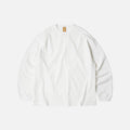 OG DOUBLE RIB L/S T-SHIRT - WHITE