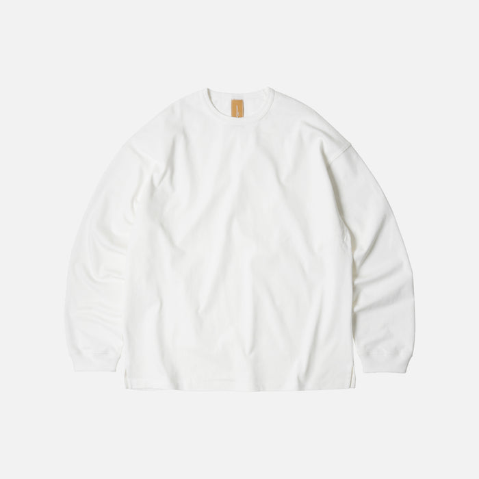 OG DOUBLE RIB L/S T-SHIRT - WHITE