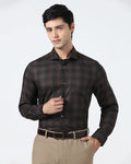 Olive Check Shirt - Perkin
