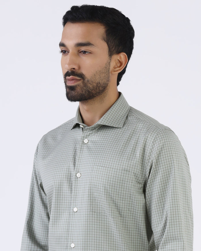 Olive Non Iron Check Shirt - Episode