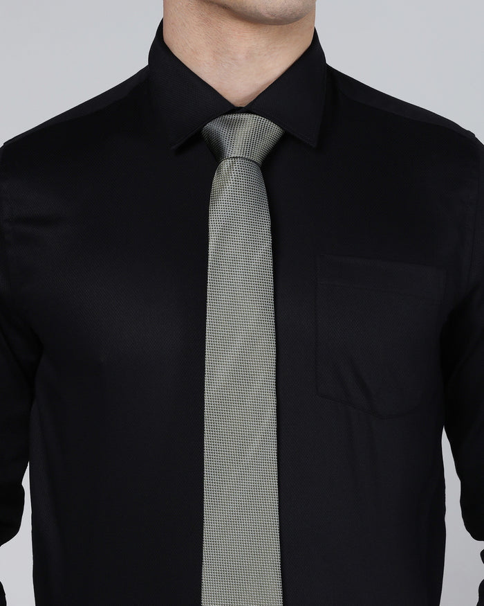 Olive Silk Jacquard Tie - Araks