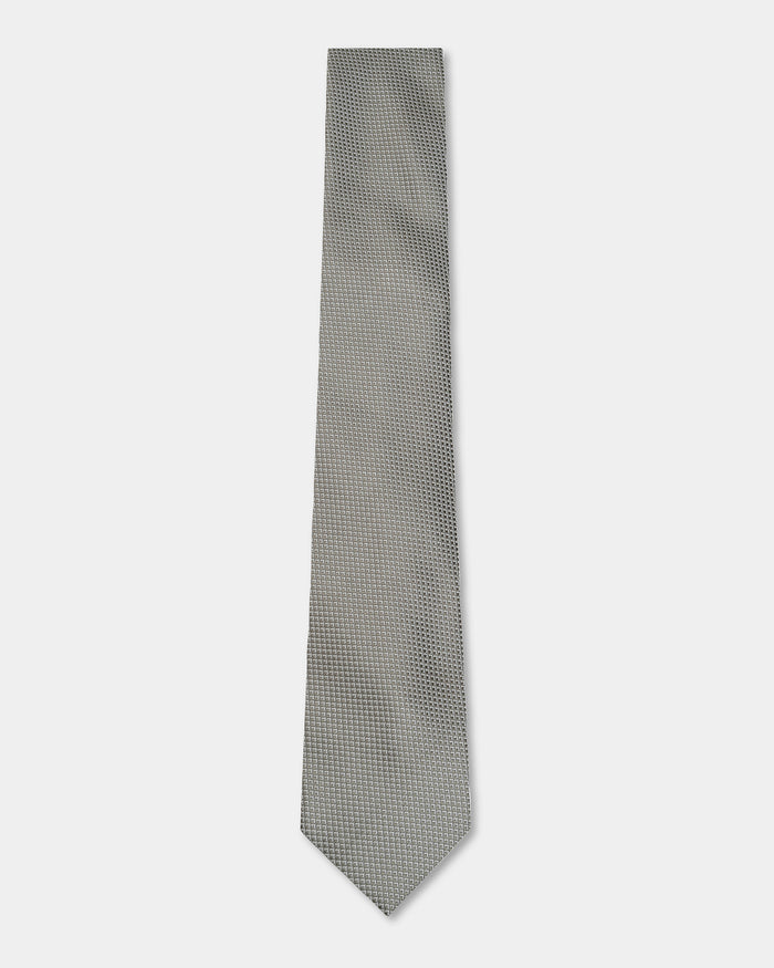 Olive Silk Jacquard Tie - Araks