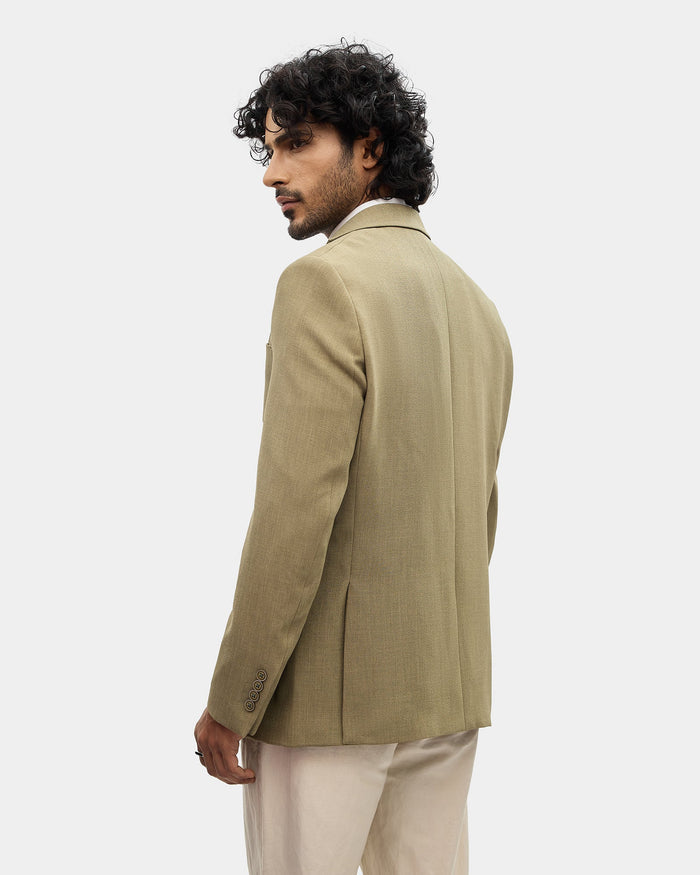 Olive Solid Blazer - Rafferty
