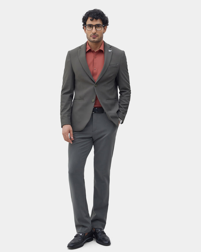 Olive Stripe Blazer - Batista