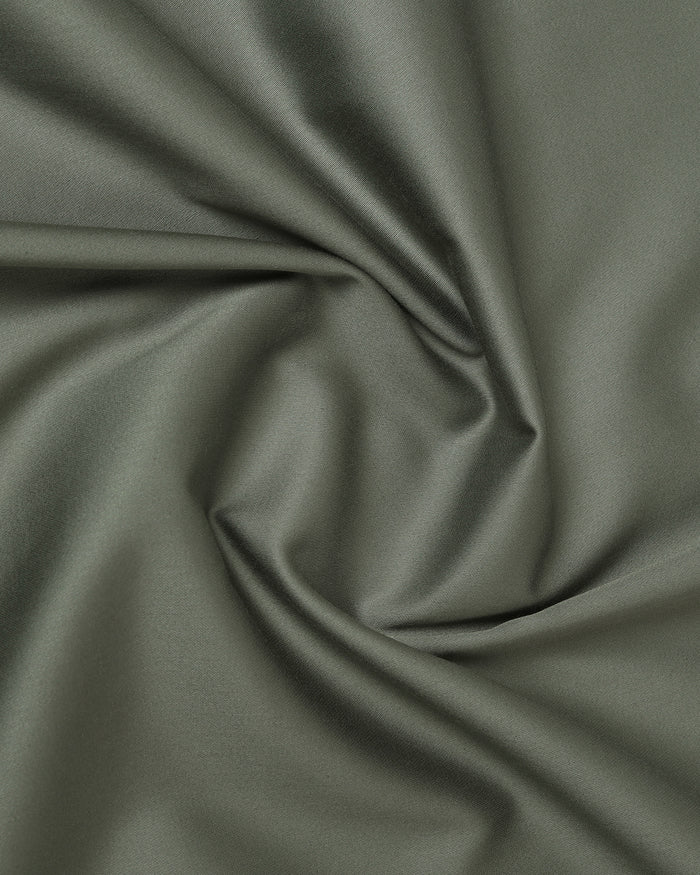 Olive Unwrinkle Solid Shirt - Sylvia