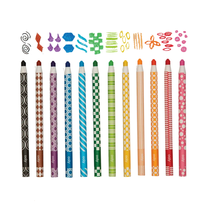 Ooly Color Appeel Crayon Sticks (Set of 12)