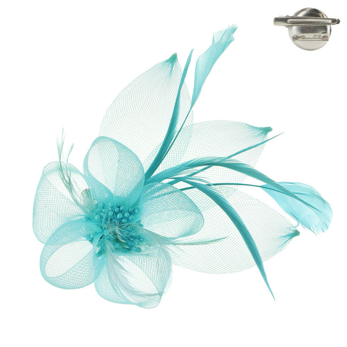 Organza Floral Mesh Fascinator