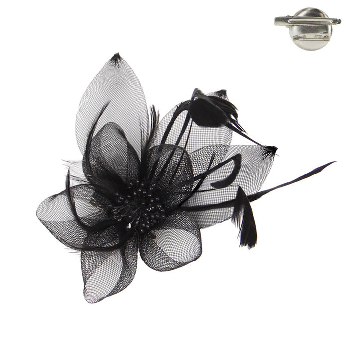 Organza Floral Mesh Fascinator