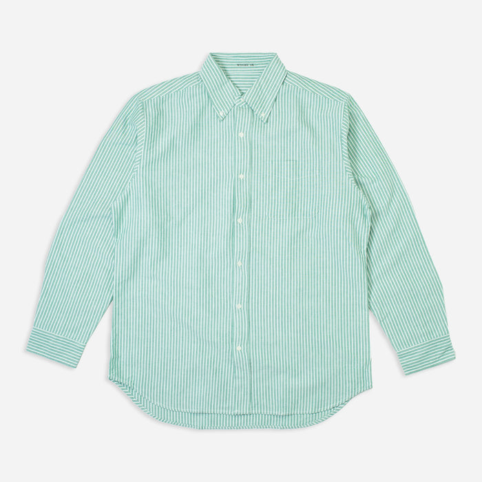 OXFORD CLOTH SHIRT - EVERGREEN STRIPE