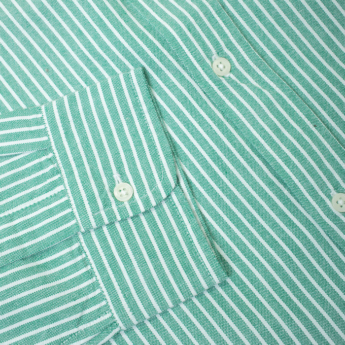 OXFORD CLOTH SHIRT - EVERGREEN STRIPE