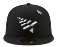 Paper Plane - The Original 59Fifty Fitted Hat W/ Green Undervisor - Clique Apparel