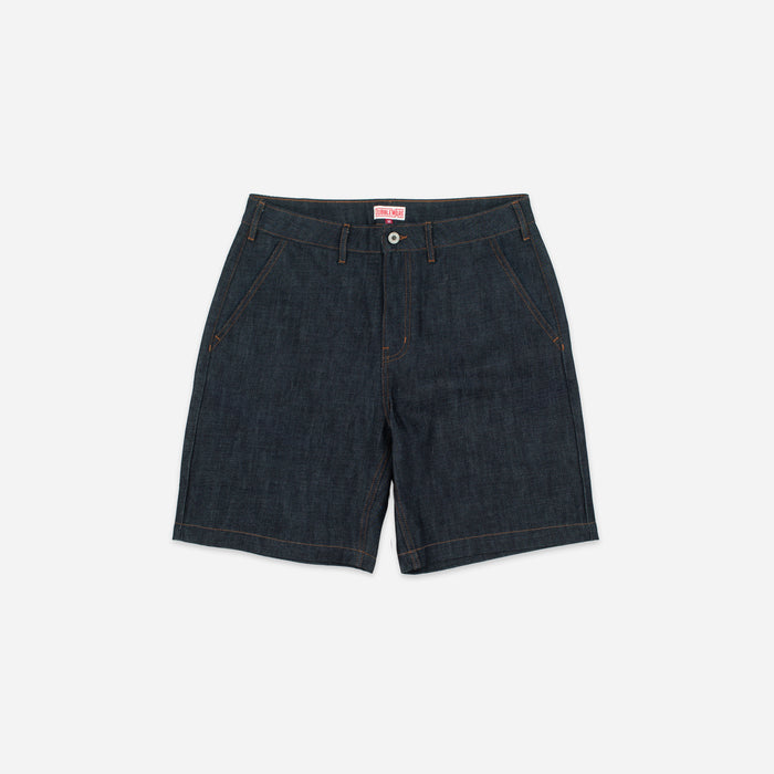 PATCH POCKET DENIM SHORT - RAW