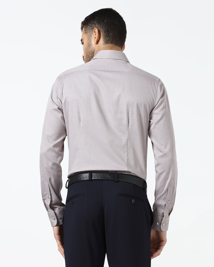 Peach Jacquard Shirt - Pedro