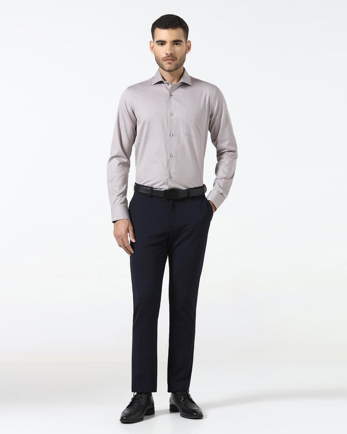 Peach Jacquard Shirt - Pedro