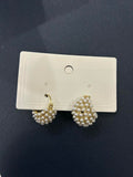 Pearl Huggie Earrings