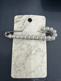 Pearl Safety Pin Brooch