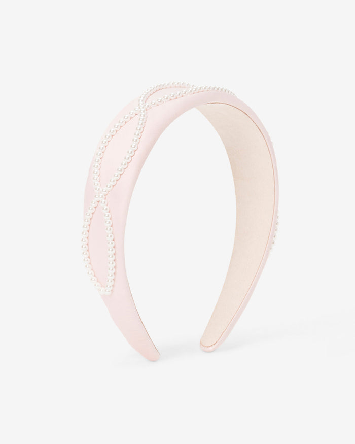 Pearl Satin Headband