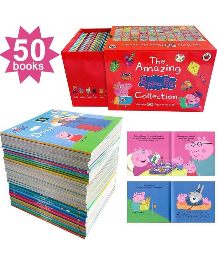 Peppa Pig The Amazing Collection (50 Book Set)