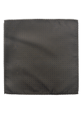 Perry Brown Rosette Pocket Square