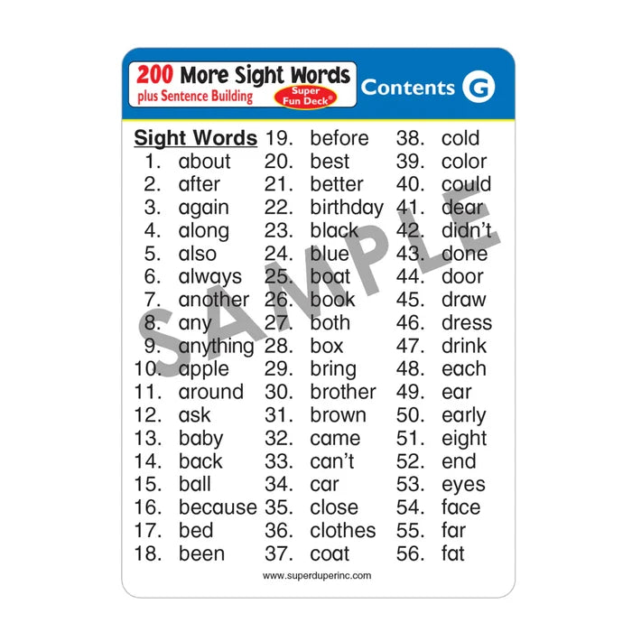 Pierre's Farm 200 More Sight Words