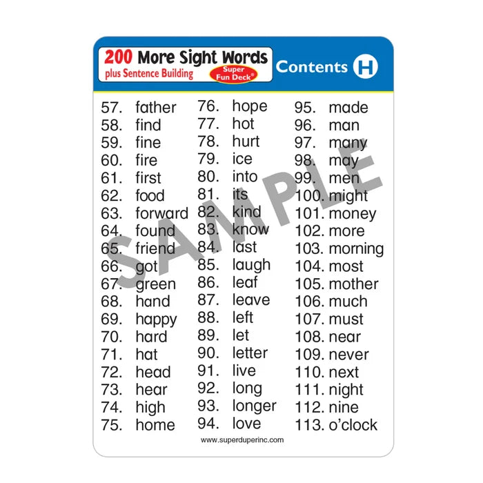 Pierre's Farm 200 More Sight Words