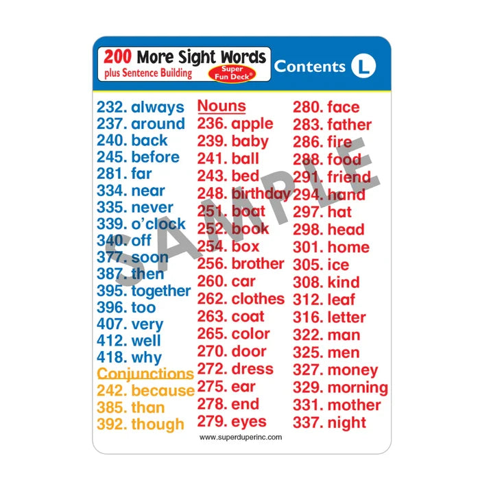 Pierre's Farm 200 More Sight Words