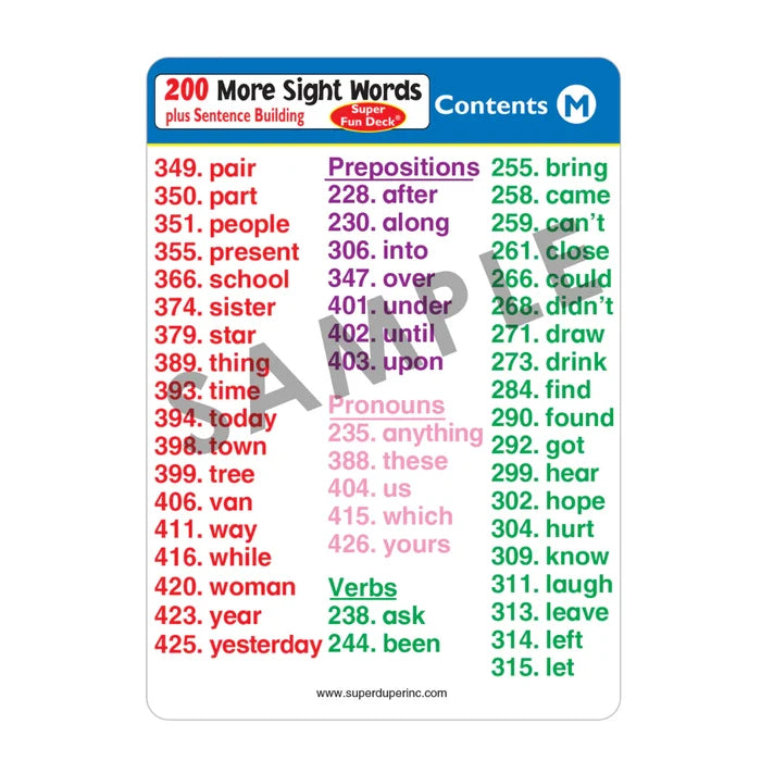 Pierre's Farm 200 More Sight Words