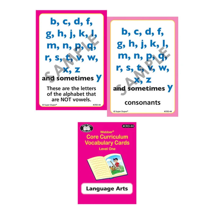Pierre's Farm Core Curriculum Vocabulary Cards