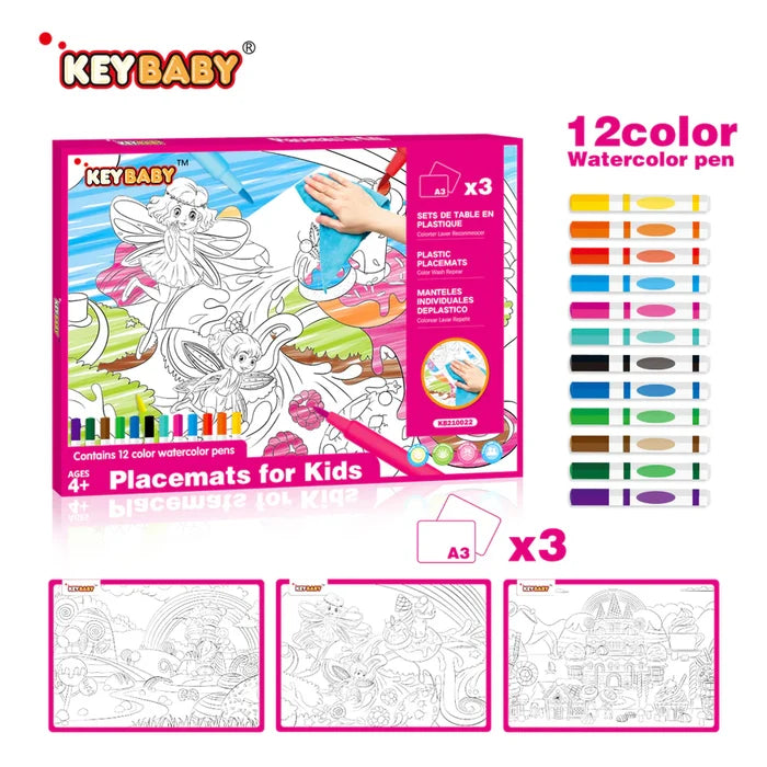 Pierre's Farm Drawing Placemats