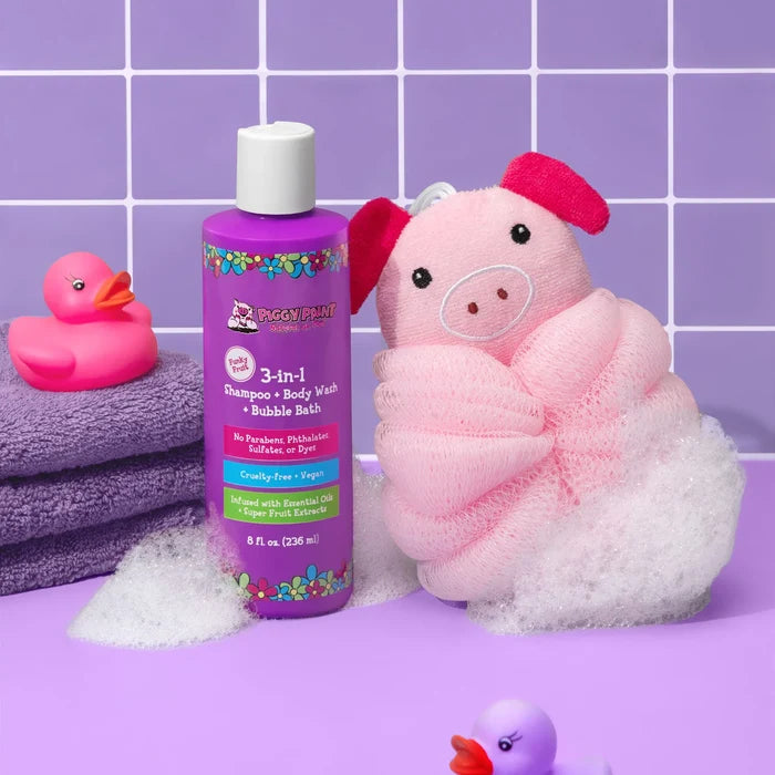 Piggy Paint Pouf Bath Loofah