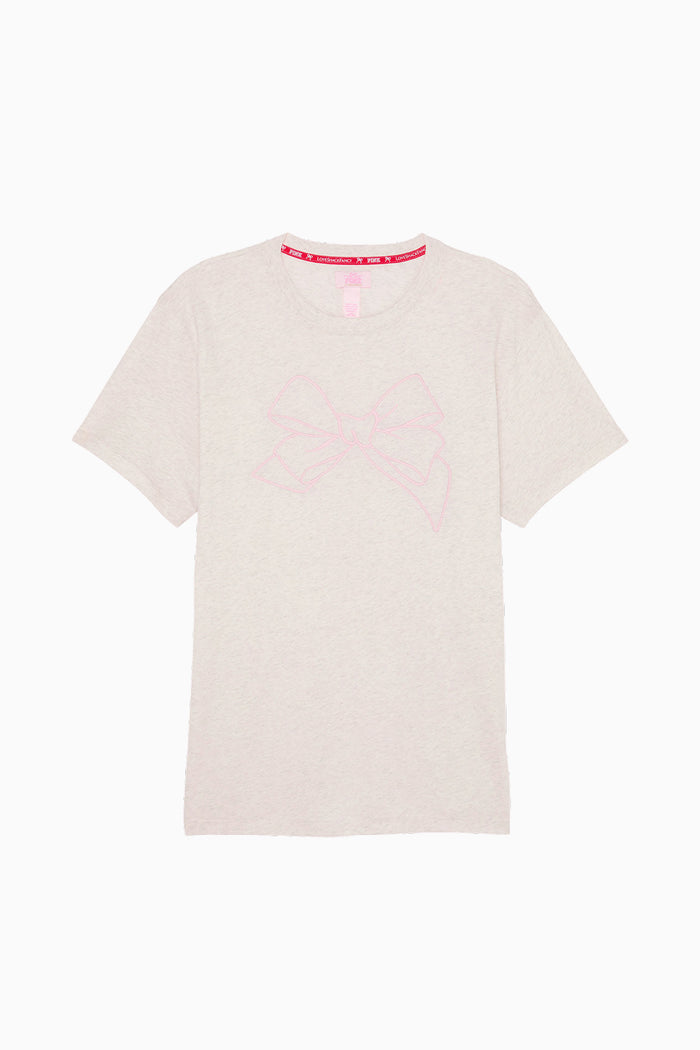 PINK x LoveShackFancy Campus Cotton Tee