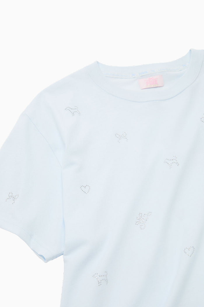 PINK x LoveShackFancy Campus Cotton Tee