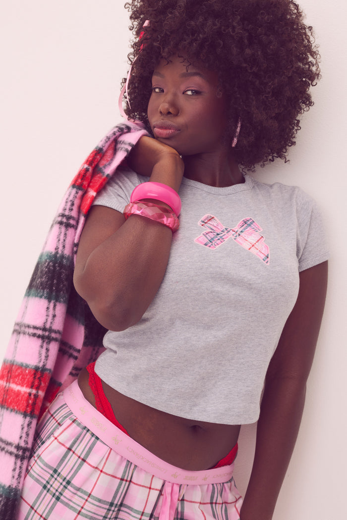 PINK x LoveShackFancy Cotton Baby Tee