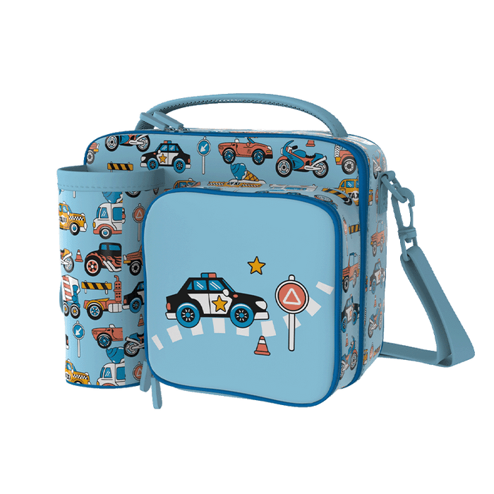 Pip & Pop Kids Lunch Bag with Water Bottle Holder