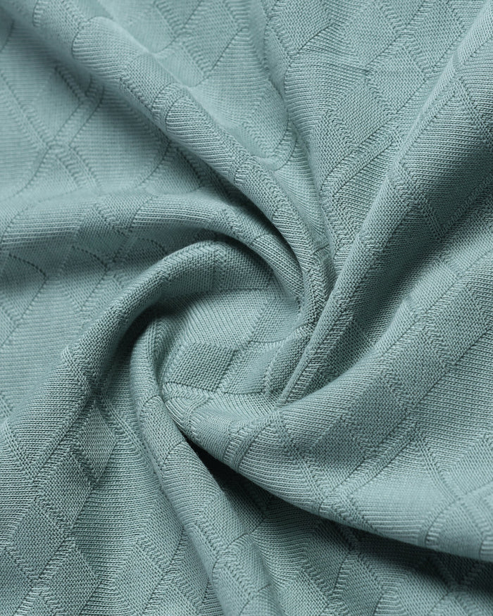 Pista Green Textured Polo - Kim Chum