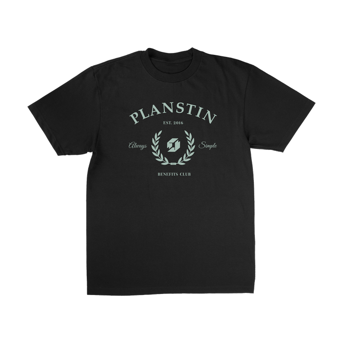 Planstin Club Short Sleeve T-shirt (Black)