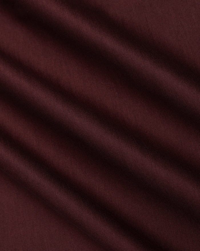Port Wine Solid Polo - Ram