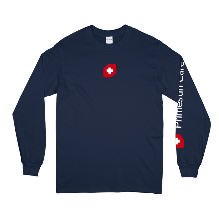 Primestin On The Sleeve Long Sleeve T-Shirt (Navy)