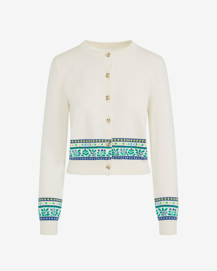 Printed Cardigan