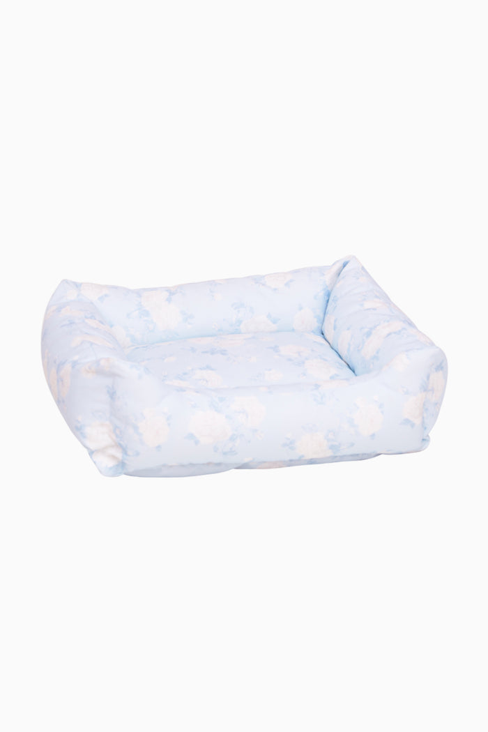 Printed Dog Bed - WHISPER BLUE