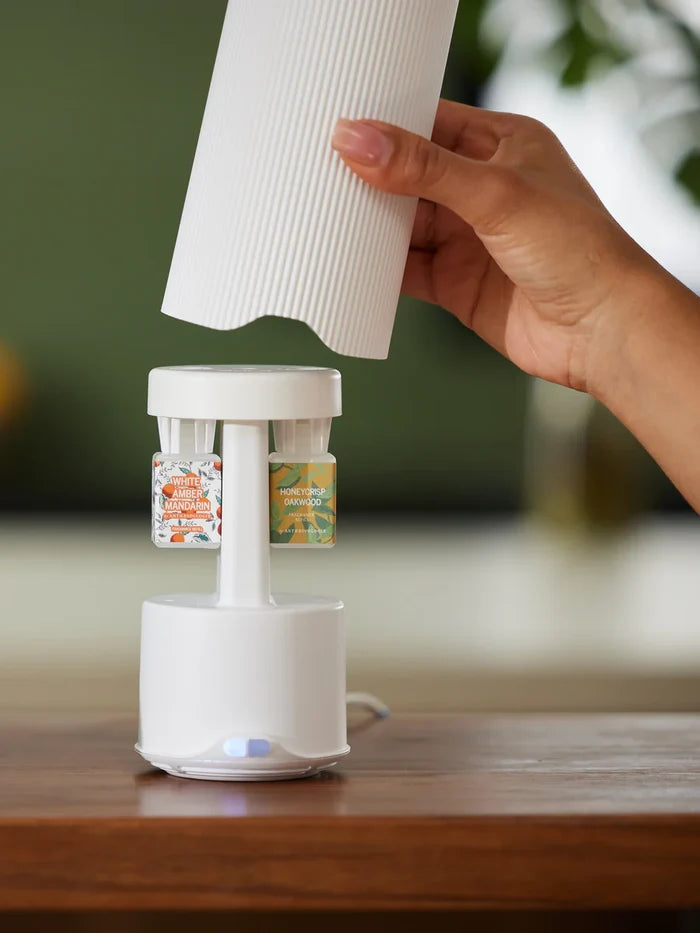 Pura Plus smart fragrance diffuser for open concept and vaulted ceiling areas
