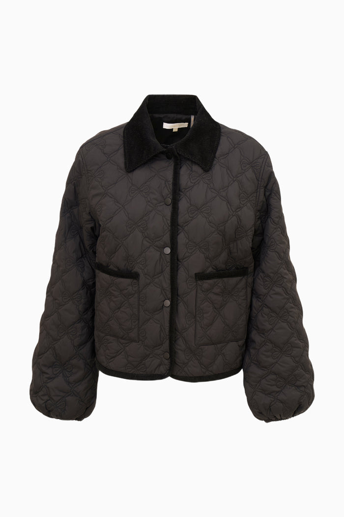 Quinlette Quilted Bow Jacket